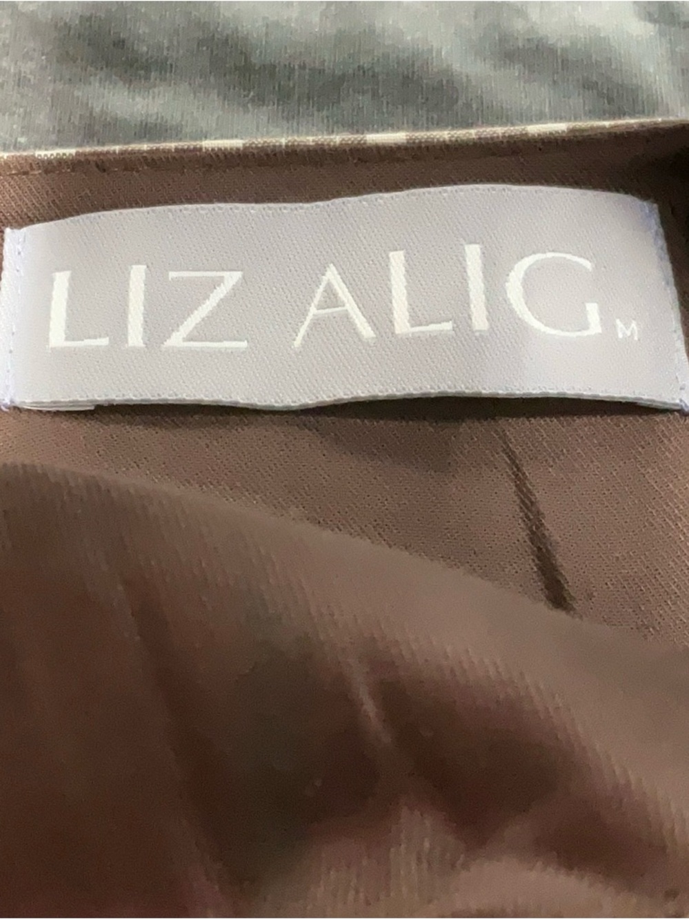 Checked Brown Square-Neck Maxi Dress - Picture 4 of 5